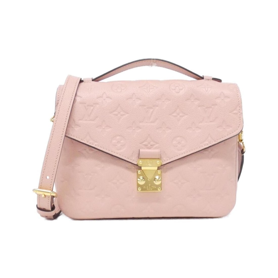 Louis Vuitton Monogram Empreinte Pochette Métis M44018 Handbag: --- Catalog ---Category: SizeSize (HxWxD): 19cm x 25cm x 7cm / 7.48'' x 9.84'' x 2.75''Category: DesignType: Handbag, PochetteColor: Rose PoudreGender: WomenMaterial: Leather Hardware Color:
