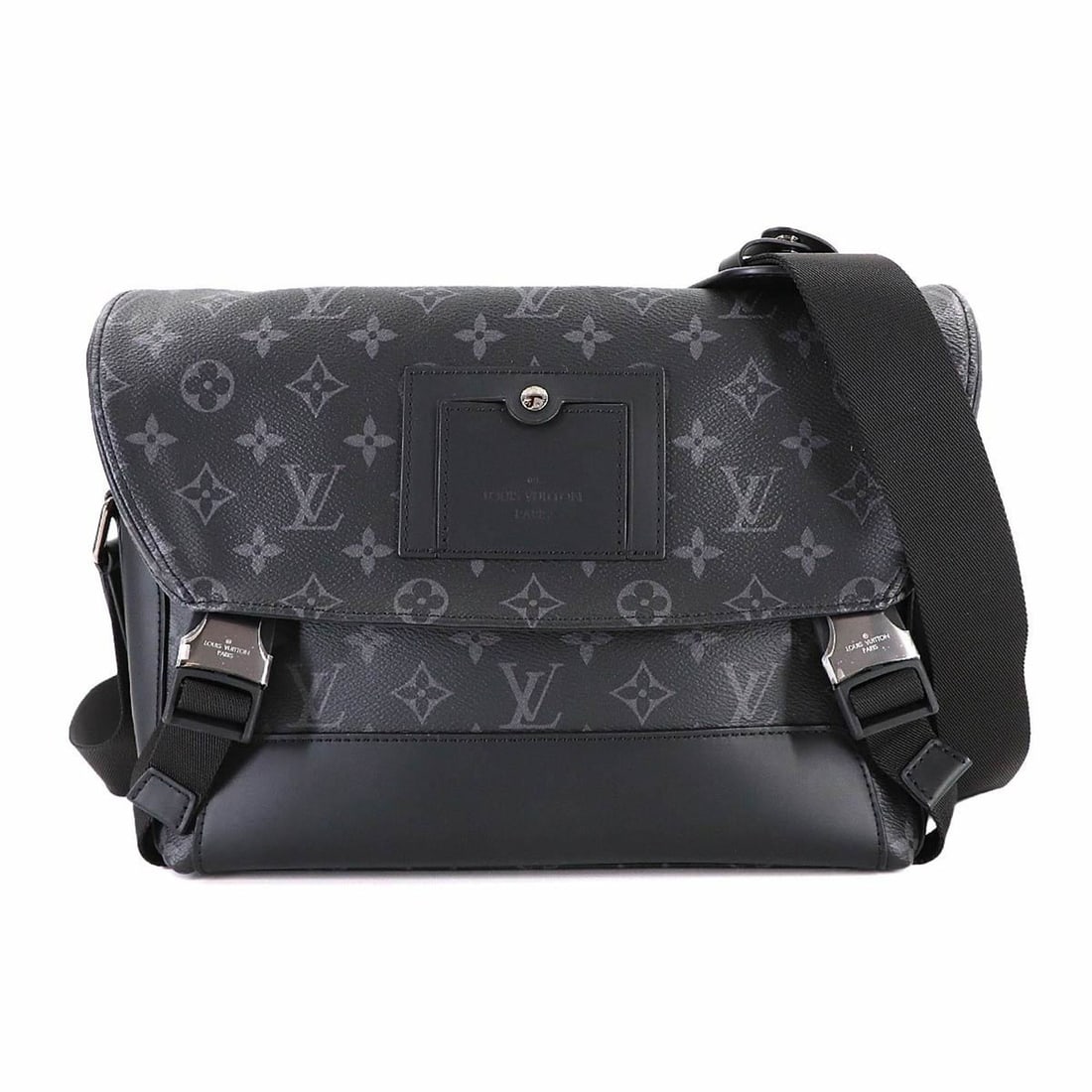 Louis Vuitton Monogram Eclipse Voyage PM Shoulder Handbag M40511 RFID Messenger (1 of 11)