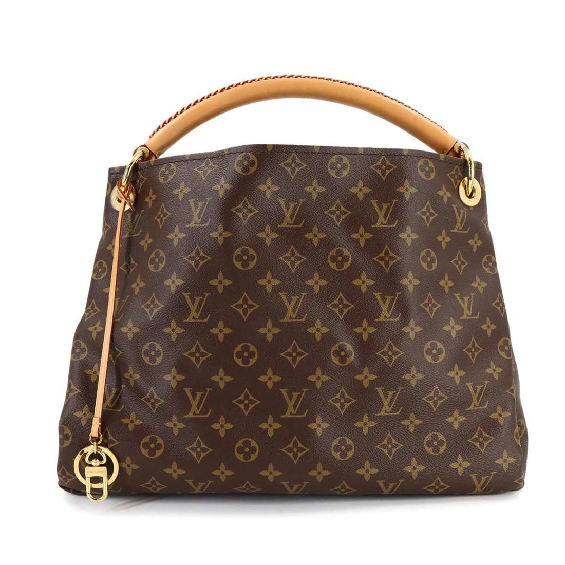 Louis Vuitton LOUIS VUITTON Monogram Artsy MM Shoulder Handbag Brown M40249 Gold Hardware (1 of 10)
