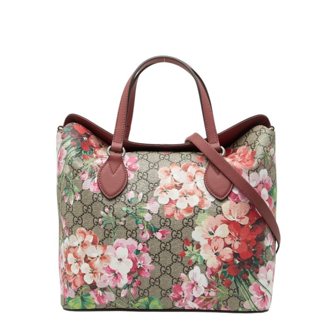Gucci GG Blooms Supreme Handbag Shoulder Bag 2WAY 429147 Beige Multicolor Leather Women's GUCCI: --- Catalog ---Category: SizeSize (HxWxD): 26cm x 28.5cm x 13cm / 10.23'' x 11.22'' x 5.11''Category: DesignType: HandbagColor: Beige, Multi-colorGender: WomenMaterial: GG Supreme , PVC , Leather Cate