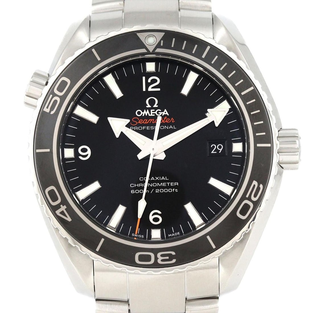 Omega Seamaster Planet Ocean 232.30.46.21.01.001 Stainless Steel Automatic Watch: --- Catalog ---Category: SizeWrist Size: 20.5cm / 8.07''Case Diameter: 46mm / 1.81''Category: DesignType: WristwatchGender: MenColor (Dial): BlackMaterial (Band): Stainless steelMaterial (Case):