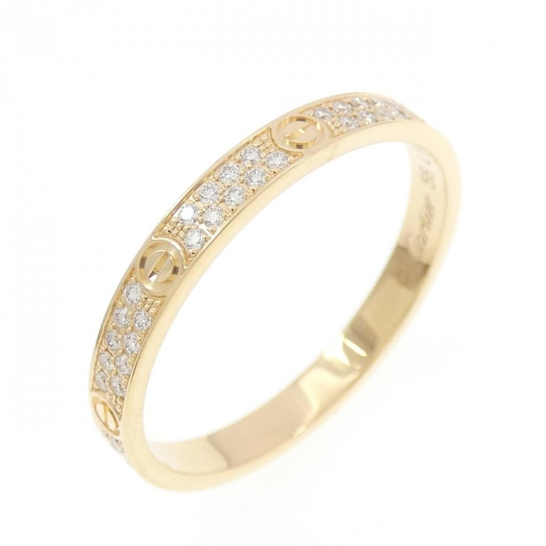 Cartier Mini Love Ring Small: --- Catalog ---Category: SizeUS Size: 8Brand Size: 56Category: DesignType: Band ringGender: WomenMaterial: Yellow gold (18K)Category: GeneralMPN: B4218000Brand: Cartier--- Item List ---Section: Condit