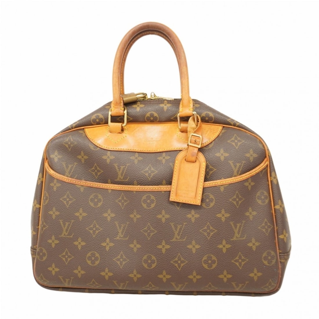 Louis Vuitton Monogram Deauville Handbag M47270 Brown Women's (1 of 13)