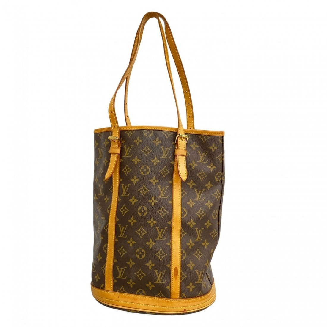 Louis Vuitton Monogram Bucket GM Tote Bag M42236 Brown (Women's) (1 of 14)
