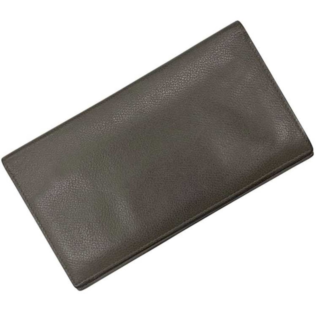 Hermes Bi-fold Long Wallet Citizen Twill Silk In f-25263 Greige Etoupe Leather Evercolor HERMES: --- Catalog ---Category: SizeSize (HxWxD): 10cm x 17.5cm x 1.3cm / 3.93'' x 6.88'' x 0.51''Category: DesignType: Long wallet (bi-fold)Color: Etoupe gray, GrayishGender: Men,WomenMaterial: Leather Cate