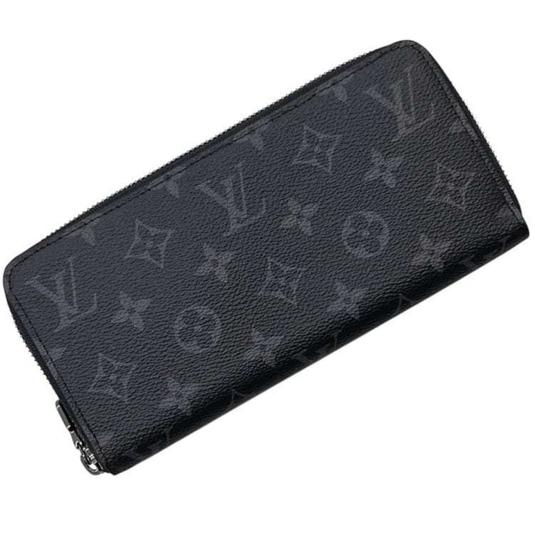 Louis Vuitton Zippy Wallet Horizontal Long F-25201 Black Monogram Eclipse M11611 Unused IC tag: --- Catalog ---Category: SizeSize (HxWxD): 10cm x 20cm x 2cm / 3.93'' x 7.87'' x 0.78''Category: DesignType: Long wallet (bi-fold)Color: Black, Monogram EclipseGender: WomenMaterial: Monogram Eclipse