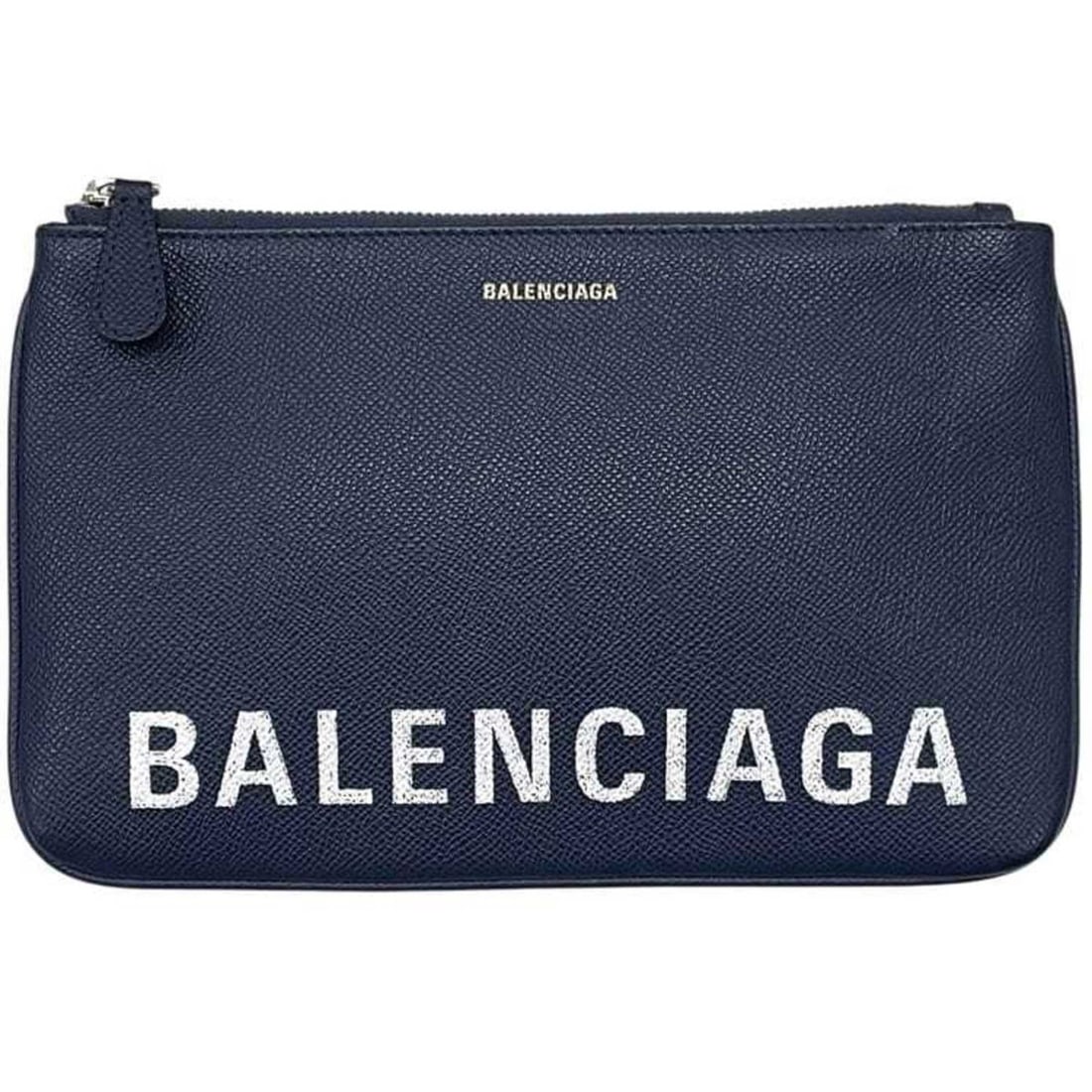 Balenciaga pouch ec-25169 navy 545773 leather 4323 X 535269 BALENCIAGA clutch bag mini grain men's: --- Catalog ---Category: SizeSize (HxWxD): 15.5cm x 24.5cm x 1cm / 6.1'' x 9.64'' x 0.39''Category: DesignType: Clutch bag, PouchColor: NavyGender: Men,WomenMaterial: Leather Category: GeneralMPN: 545
