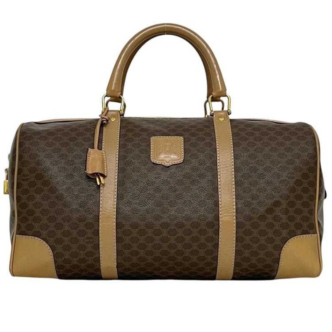 Celine Boston Bag ec-25134 Brown Macadam PVC Leather JM13 CELINE Men's Women's (1 of 11)