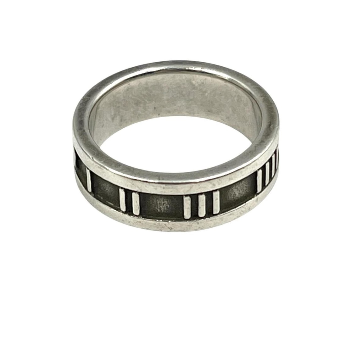 Tiffany & Co. Atlas ring, sterling silver 925, for women. (1 of 9)