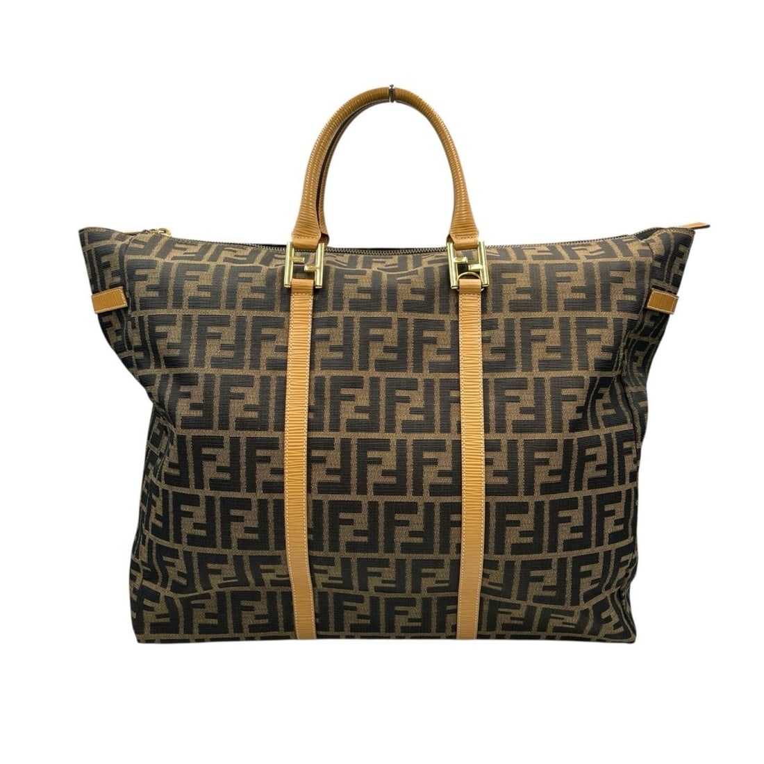 Fendi FENDI handbag, Zucca pattern, FF nylon, brown, men's.: --- Catalog ---Category: SizeSize (HxWxD): 32.5cm x 40cm x 13cm / 12.79'' x 15.74'' x 5.11''Category: DesignType: HandbagColor: BrownGender: MenMaterial: Zucca Category: GeneralBrand: Fendi--- Item Li