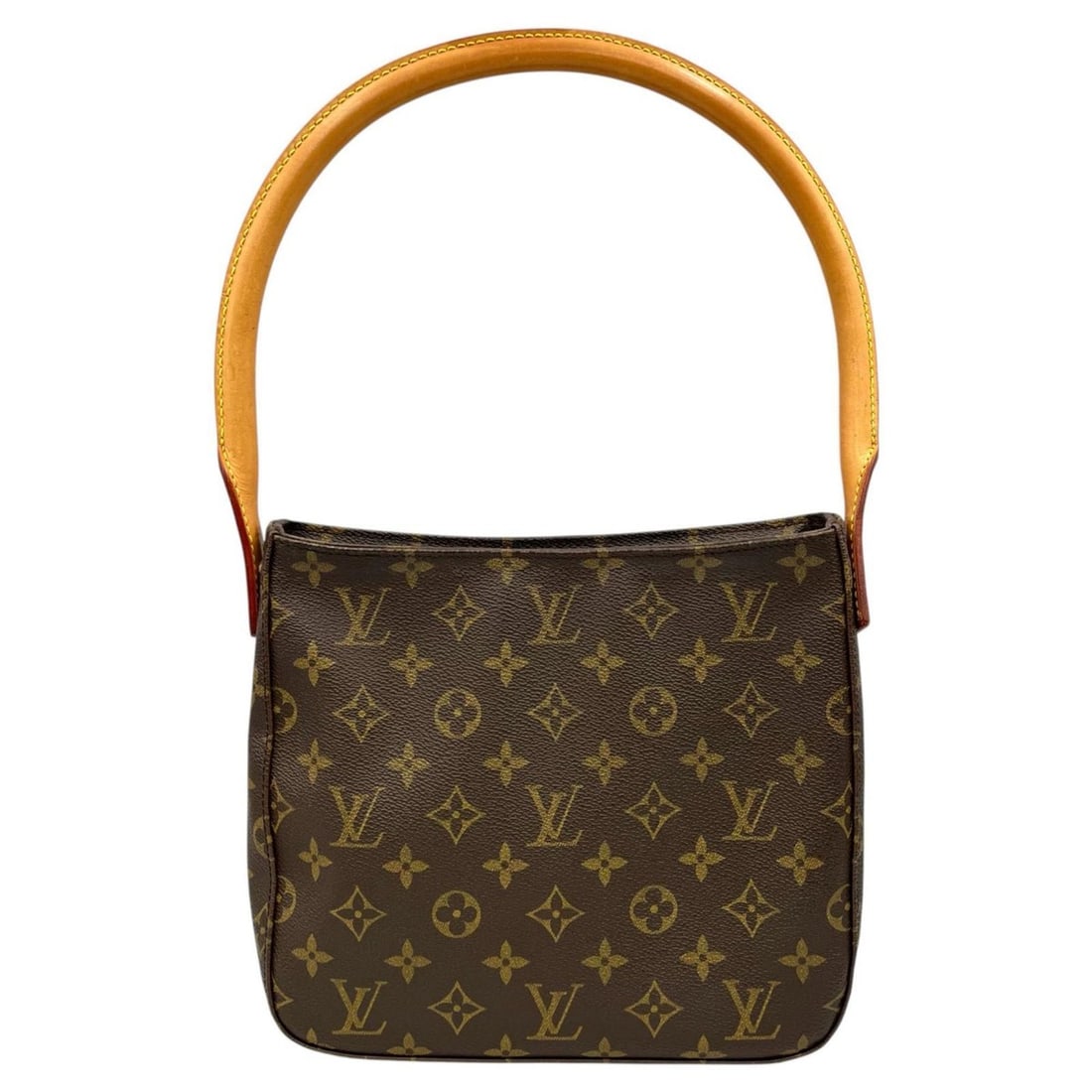 Louis Vuitton Looping MM One-Shoulder Handbag M51146 Monogram Canvas Brown Women's: --- Catalog ---Category: SizeSize (HxWxD): 21cm x 23.5cm x 9.5cm / 8.26'' x 9.25'' x 3.74''Category: DesignType: HandbagColor: Brown, MonogramGender: WomenMaterial: Monogram Category: GeneralMPN: M511