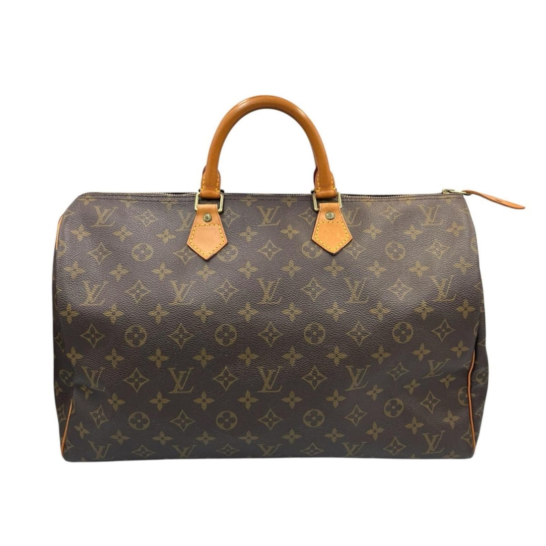 Louis Vuitton Speedy 40 Boston Bag, Handbag, M41522, Monogram Canvas, Brown, Women's (1 of 10)