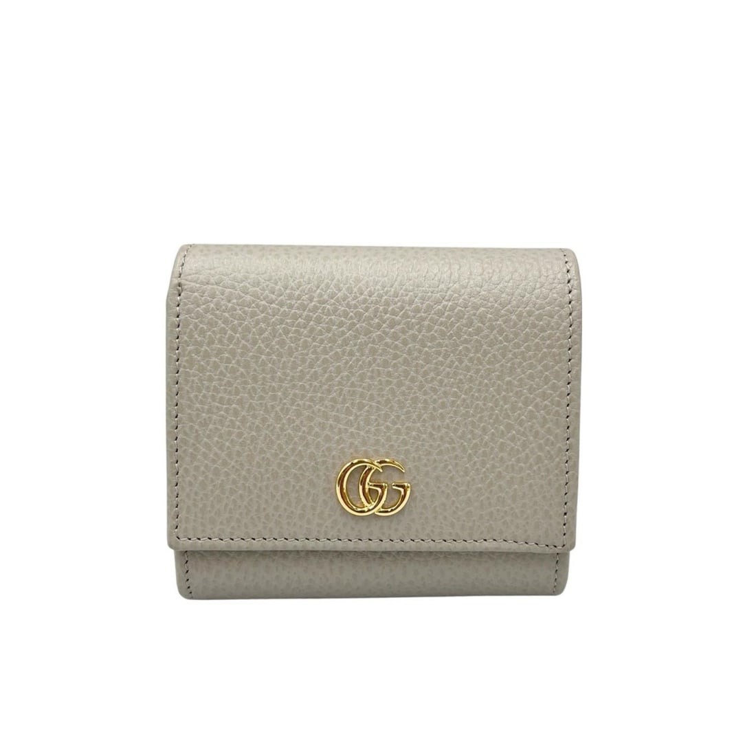 Gucci GG Marmont Bi-fold Wallet 598587 Leather Gray Women's: --- Catalog ---Category: SizeSize (HxWxD): 10cm x 11cm x 3.5cm / 3.93'' x 4.33'' x 1.37''Category: DesignType: Wallet (bi-fold)Color: GrayGender: WomenMaterial: Leather Category: GeneralMPN: 598587Bra