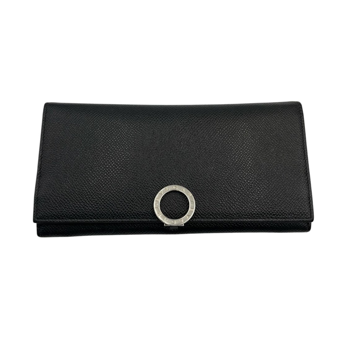 Bulgari BVLGARI Long Wallet Leather Black Men's: --- Catalog ---Category: SizeSize (HxWxD): 10cm x 19cm x 1.5cm / 3.93'' x 7.48'' x 0.59''Category: DesignType: Long wallet (bi-fold)Color: BlackGender: MenMaterial: Leather Category: GeneralBrand: Bvl