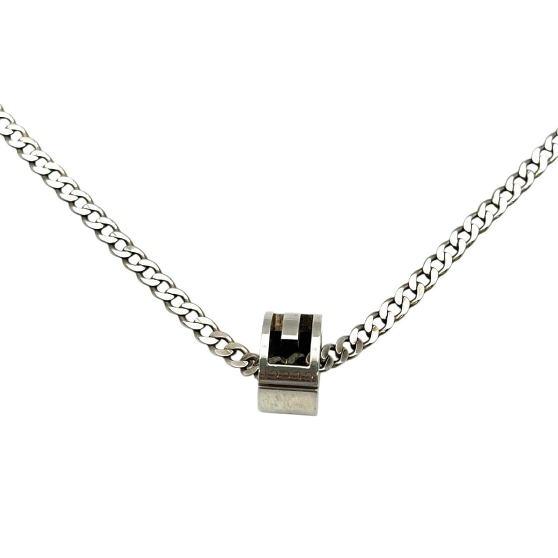 Gucci GUCCI Necklace Cutout G Sterling Silver 925 Women's: --- Catalog ---Category: SizeNeck Circumference: 44 cm / 17.32''Category: DesignColor: Bronze, SilverGender: WomenMaterial: Silver 925Necklace Type: NecklaceCategory: GeneralBrand: Gucci--- Item List