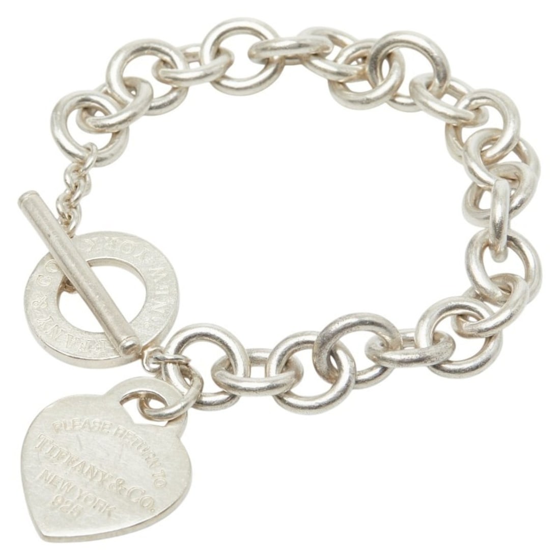Tiffany & Co. Return to Heart Tag Toggle Bracelet, SV925 Silver, Women's.: --- Catalog ---Category: SizeLength: 16.5cm / 6.49''Category: DesignType: Charm braceletGender: WomenMaterial: Silver 925Category: GeneralBrand: Tiffany--- Item List ---Section: ConditionRanking: Rank