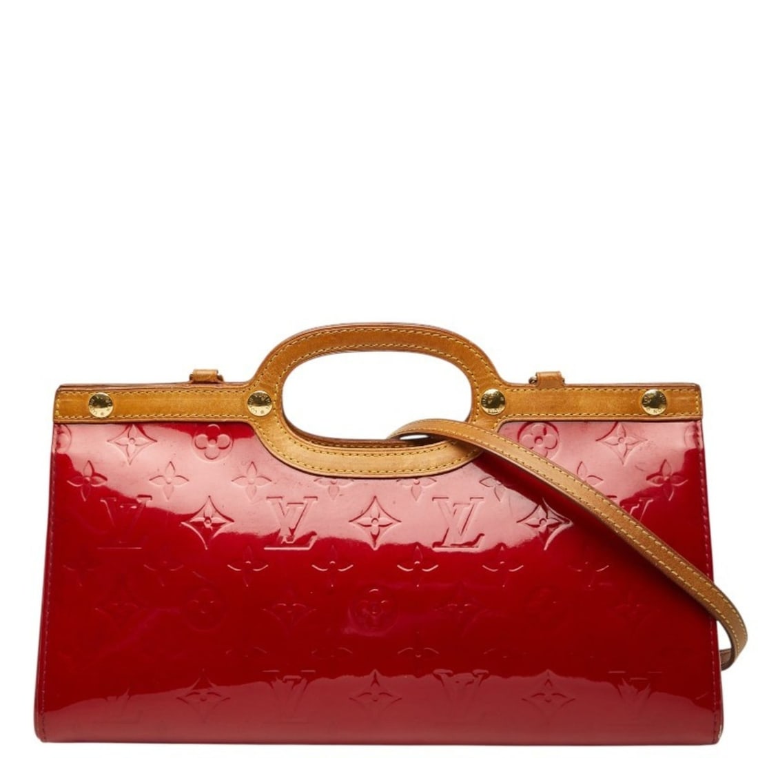 Louis Vuitton Monogram Vernis Roxbury Drive Handbag Shoulder Bag 2WAY M91987 Pomme d'Amour Red: --- Catalog ---Category: SizeSize (HxWxD): 6cm x 32cm x 10.5cm / 2.36'' x 12.59'' x 4.13''Category: DesignType: Handbag, Shoulder bagColor: Pomme d'amour, Red colorGender: WomenMaterial: Patent leathe