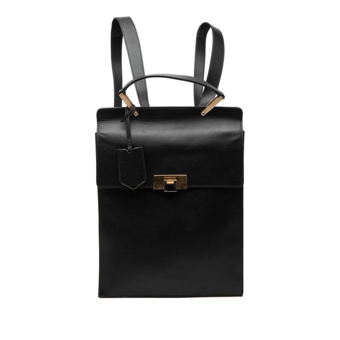 Balenciaga Backpack 346863 Black Leather Women's BALENCIAGA: --- Catalog ---Category: SizeSize (HxWxD): 34cm x 26cm x 5cm / 13.38'' x 10.23'' x 1.96''Category: DesignColor: BlackGender: WomenMaterial: Leather Category: GeneralMPN: 346863Brand: Balenciaga--- Ite