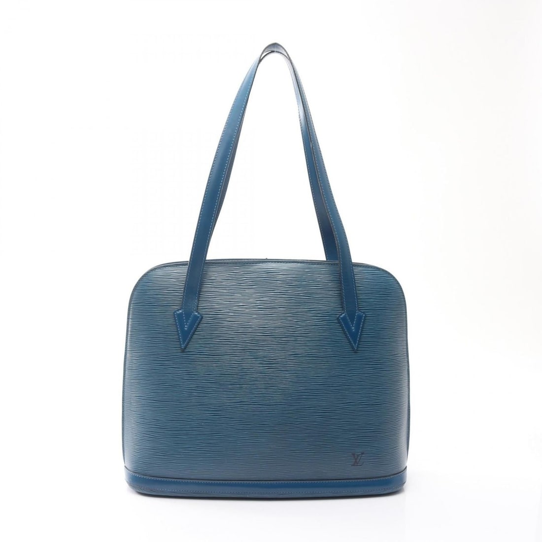 Louis Vuitton Lussac Tote Bag Handbag Leather Epi Women's Blue M52285: --- Catalog ---Category: SizeSize (HxWxD): 30.5cm x 38cm x 11cm / 12'' x 14.96'' x 4.33''Category: DesignType: Handbag, Tote bagColor: Blue, Toledo blueGender: WomenMaterial: Epi leather Category: Gen
