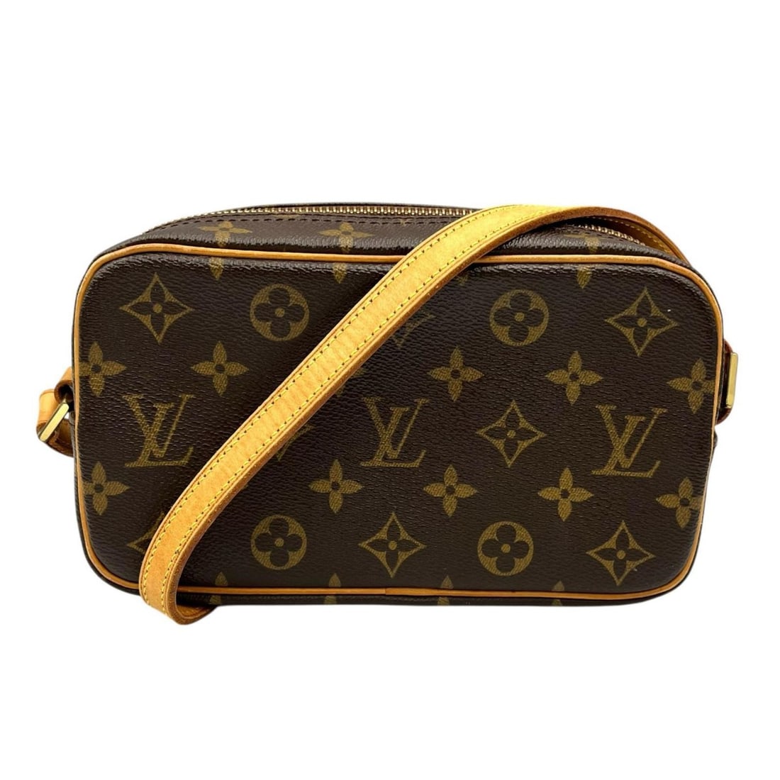 Louis Vuitton LOUIS VUITTON Handbag Pochette Cite M51183 Monogram Canvas Brown Women's (1 of 11)