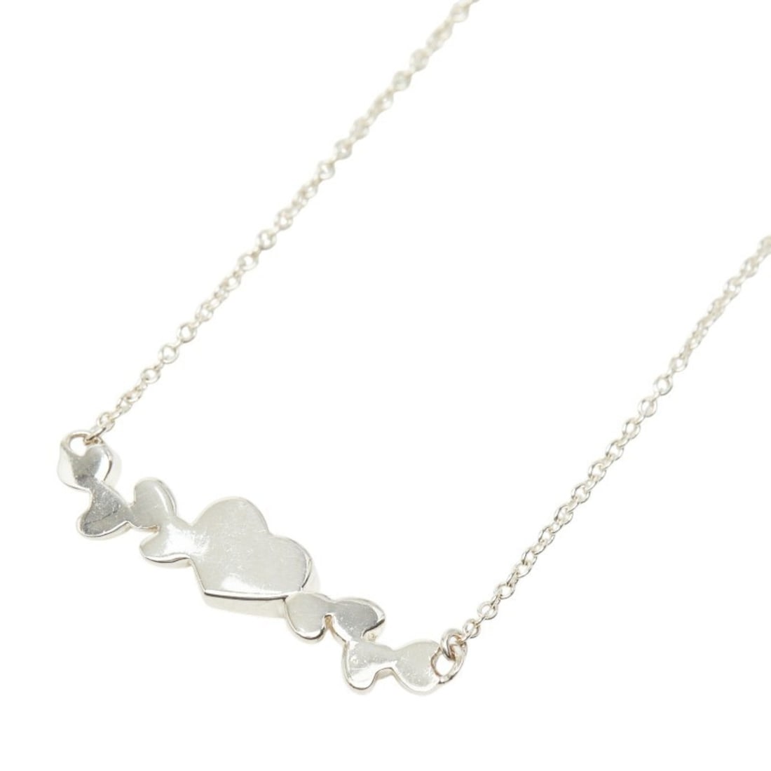 Tiffany & Co. Modern Heart Necklace, SV925 Silver, Women's.: --- Catalog ---Category: DesignGender: WomenNecklace Type: NecklaceCategory: GeneralLine: Modern HeartBrand: Tiffany--- Item List ---Section: ConditionRanking: Rank A Used - A few traces of usage, som