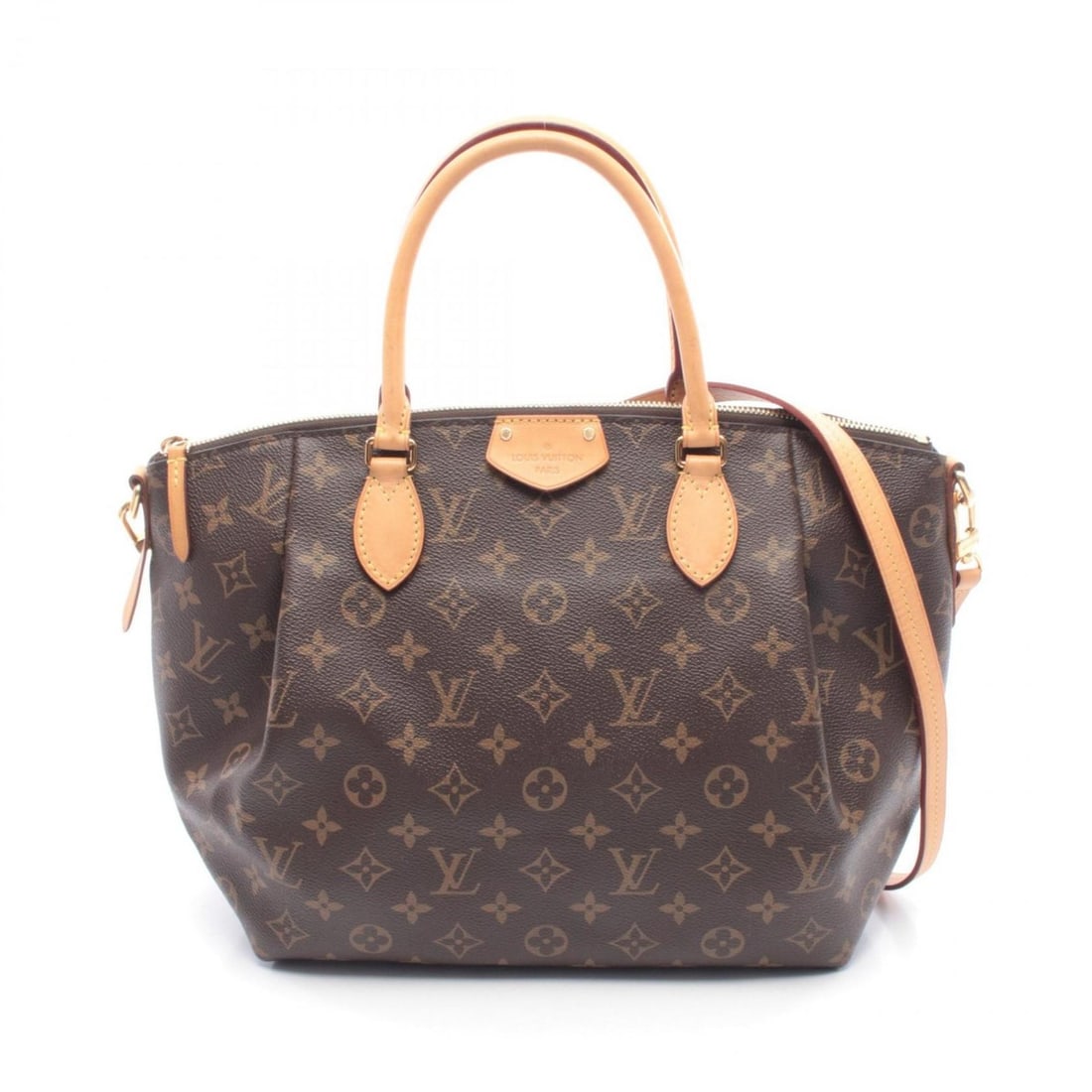 Louis Vuitton Turenne MM Handbag, Coated Canvas and Leather, Monogram Pattern, Women's, Brown,: --- Catalog ---Category: SizeSize (HxWxD): 26cm x 27cm x 13cm / 10.23'' x 10.62'' x 5.11''Category: DesignType: HandbagColor: BrownGender: WomenMaterial: Coated canvas , Leather Category: GeneralMPN: