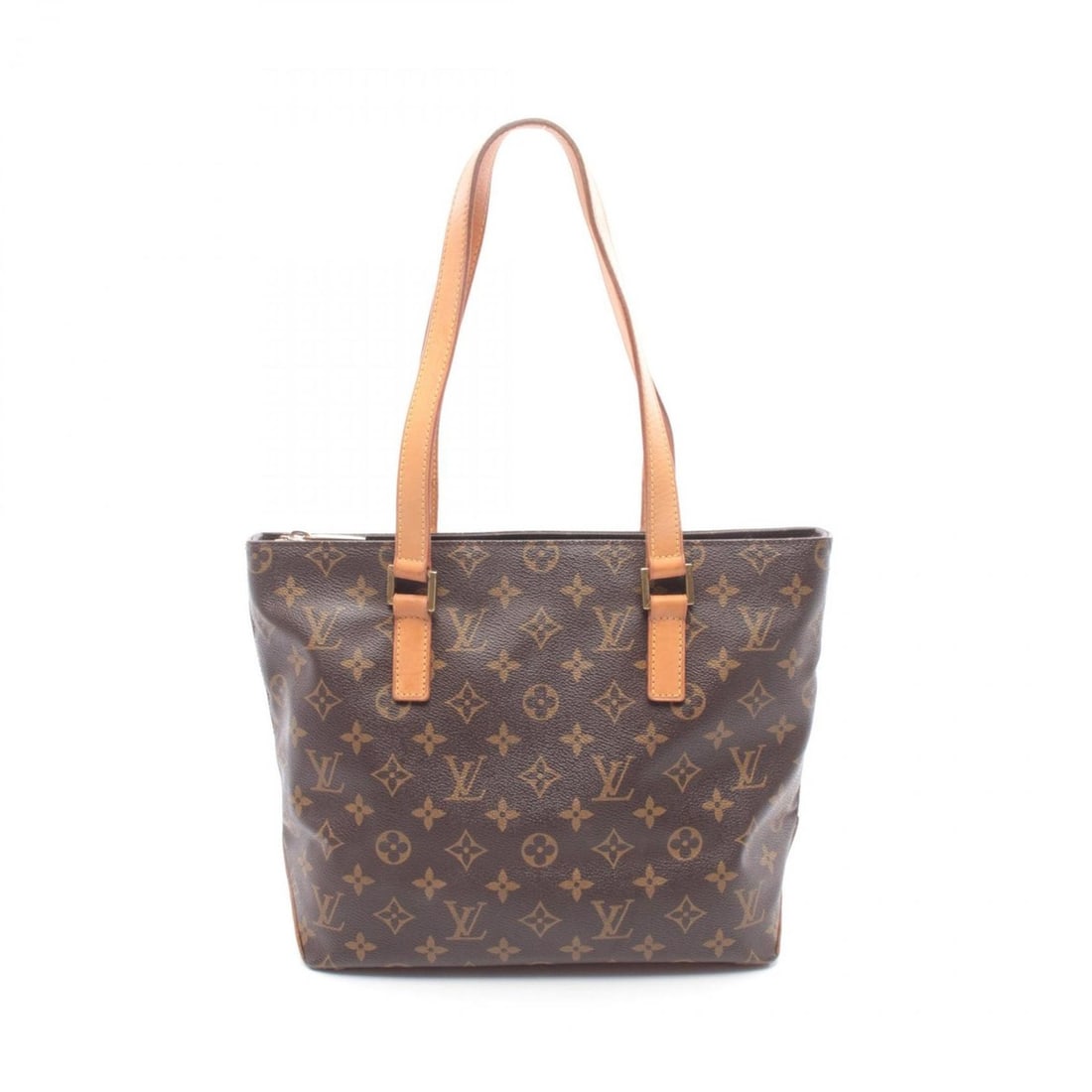 Louis Vuitton Cabas Piano Shoulder Bag/Handbag, Coated Canvas and Leather, Monogram Pattern,: --- Catalog ---Category: SizeSize (HxWxD): 24.5cm x 27cm x 12cm / 9.64'' x 10.62'' x 4.72''Category: DesignType: Handbag, Shoulder bagColor: BrownGender: WomenMaterial: Coated canvas , Leather Categor