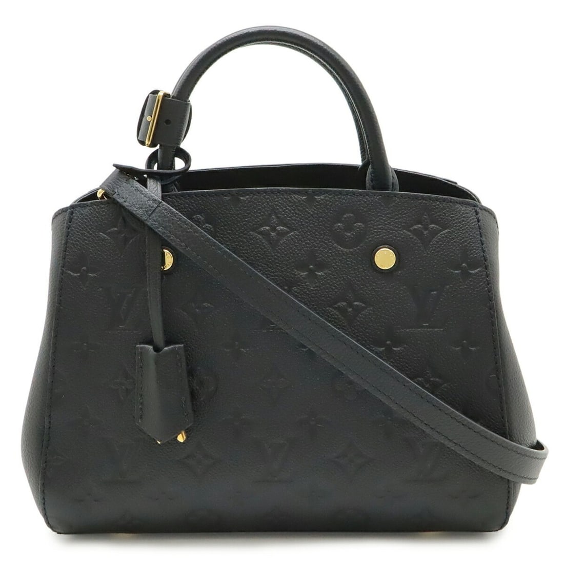 LOUIS VUITTON Louis Vuitton Monogram Empreinte Montaigne BB Handbag Shoulder Bag Noir Black M41053: --- Catalog ---Category: SizeSize (HxWxD): 19.5cm x 14cm / 7.67'' x 5.51''Category: DesignType: Handbag, Shoulder bagColor: Black, NoirGender: WomenMaterial: Monogram Empreinte Category: GeneralMPN: