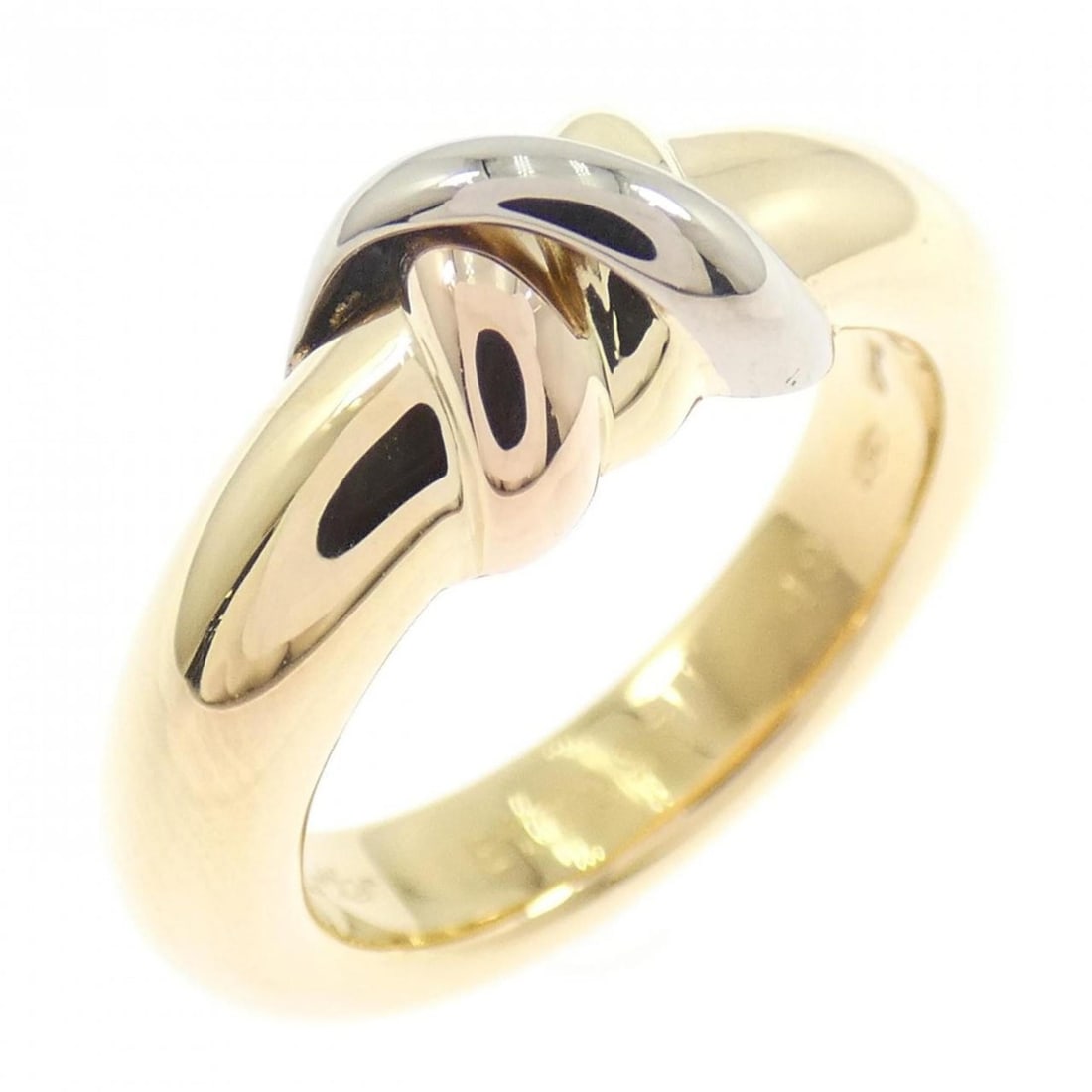 Cartier Thread Ring: --- Catalog ---Category: SizeWidth: 6.4mm / 0.25''Weight: 10.4g / 0.36oz.JP Size: 9US Size: 5Category: DesignType: Band ringGender: WomenMaterial: Pink gold (18K), White gold (18K), Yellow gold