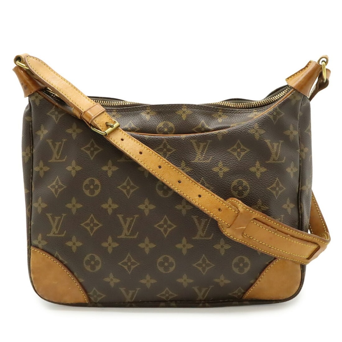 LOUIS VUITTON Louis Vuitton Monogram Boulogne Shoulder Bag M51265: --- Catalog ---Category: SizeSize (HxWxD): 19cm x 30cm x 9cm / 7.48'' x 11.81'' x 3.54''Category: DesignType: Shoulder bagColor: Brown, Galle, MonogramGender: WomenMaterial: Monogram Category: General