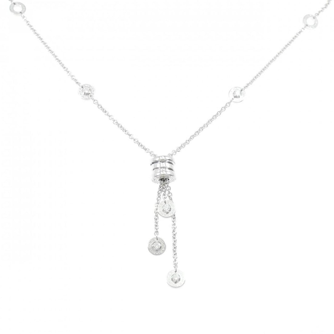 Bvlgari B.zero1 necklace: --- Catalog ---Category: SizeWidth: 1.8mm / 0.07''Weight: 15.4g / 0.54oz.Pendant Size: 44.7mm x 8.9mm / 1.75'' x 0.35''Neck Circumference: 39 cm - 46 cm / 15.35'' - 18.11''Category: DesignStone: