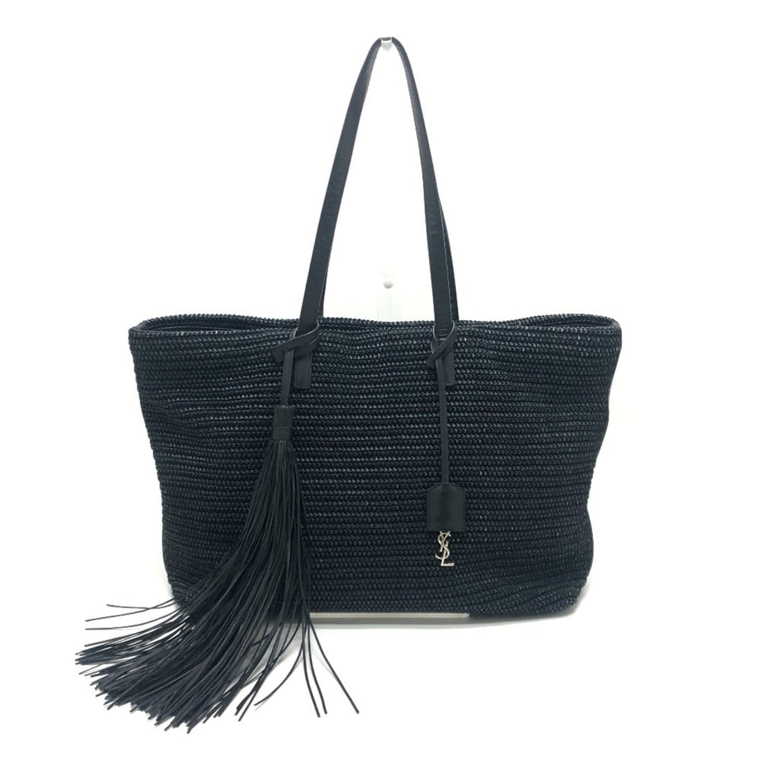 Yves Saint Laurent SAINT LAURENT PARIS 490793 Tassel Bag, Basket Shoulder Tote Women's, Black: --- Catalog ---Category: SizeSize (HxWxD): 28cm x 36cm x 9.5cm / 11.02'' x 14.17'' x 3.74''Category: DesignType: Tote bagColor: BlackGender: WomenCategory: GeneralBrand: Yves Saint LaurentCountry of