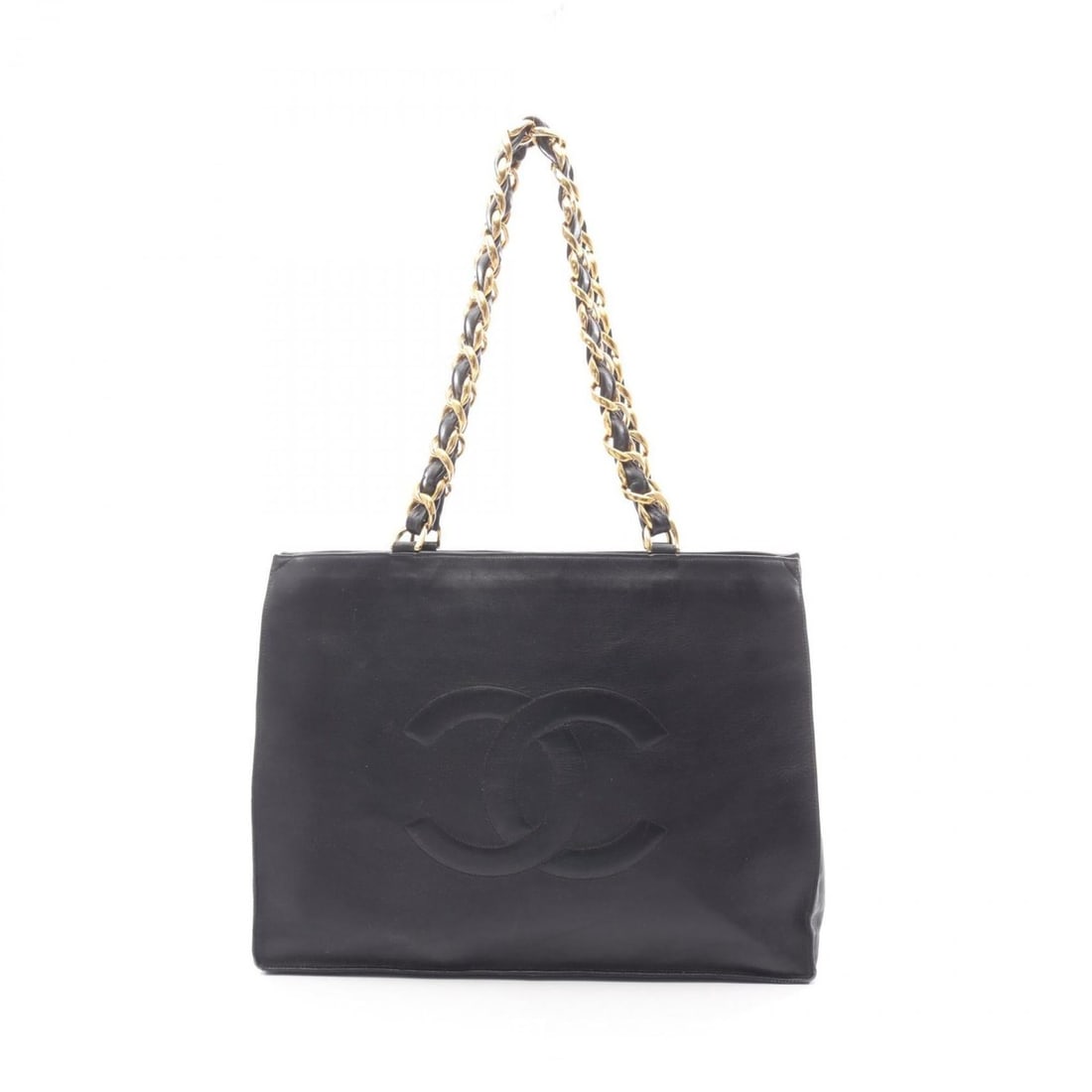 Chanel CHANEL Large Coco Mark Tote Bag Handbag Leather Women's Black: --- Catalog ---Category: SizeSize (HxWxD): 30cm x 41cm x 11cm / 11.81'' x 16.14'' x 4.33''Category: DesignType: Handbag, Tote bagColor: BlackGender: WomenMaterial: Leather Hardware Color: GoldCategory
