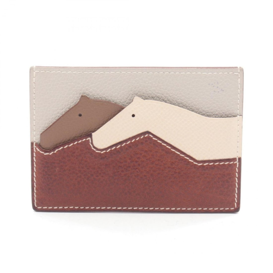 Hermes Petit Chevaux Horizontal Business Card Holder/Card Case Accessory Evercolor Veau Epsom: --- Catalog ---Category: DesignType: Card caseColor: Brown, Fauve, Gray, Multi-colorGender: WomenMaterial: Epsom leather Category: GeneralBrand: HermesCategory: Physical PropertiesSize (HxWxD): 7cm x