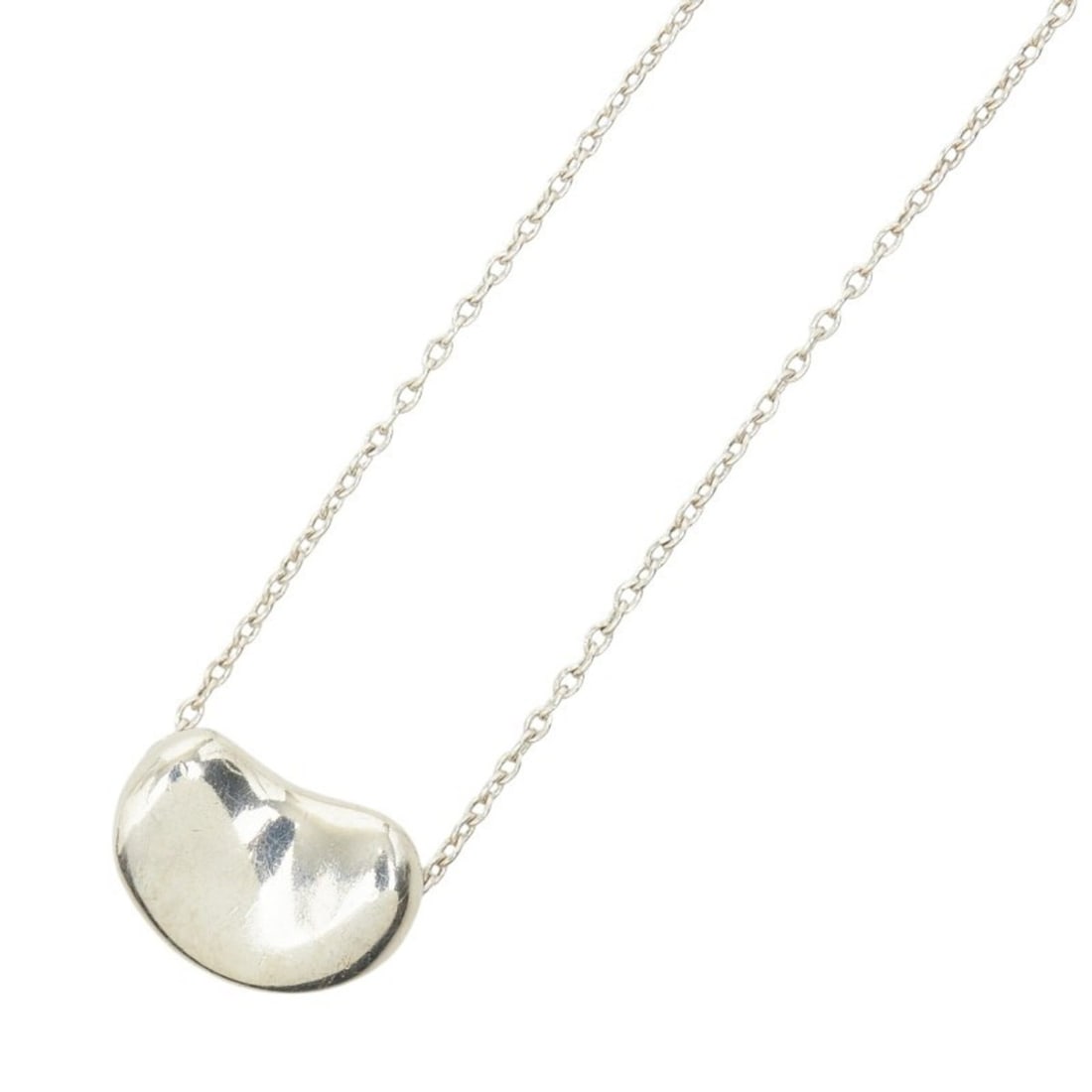 Tiffany & Co. Bean Necklace, SV925 Silver, Women's.: --- Catalog ---Category: SizePendant Size: 11.2mm x 7.7mm / 0.44'' x 0.3''Neck Circumference: 42 cm / 16.53''Category: DesignColor: SilverGender: WomenMaterial: Silver 925Necklace Type: