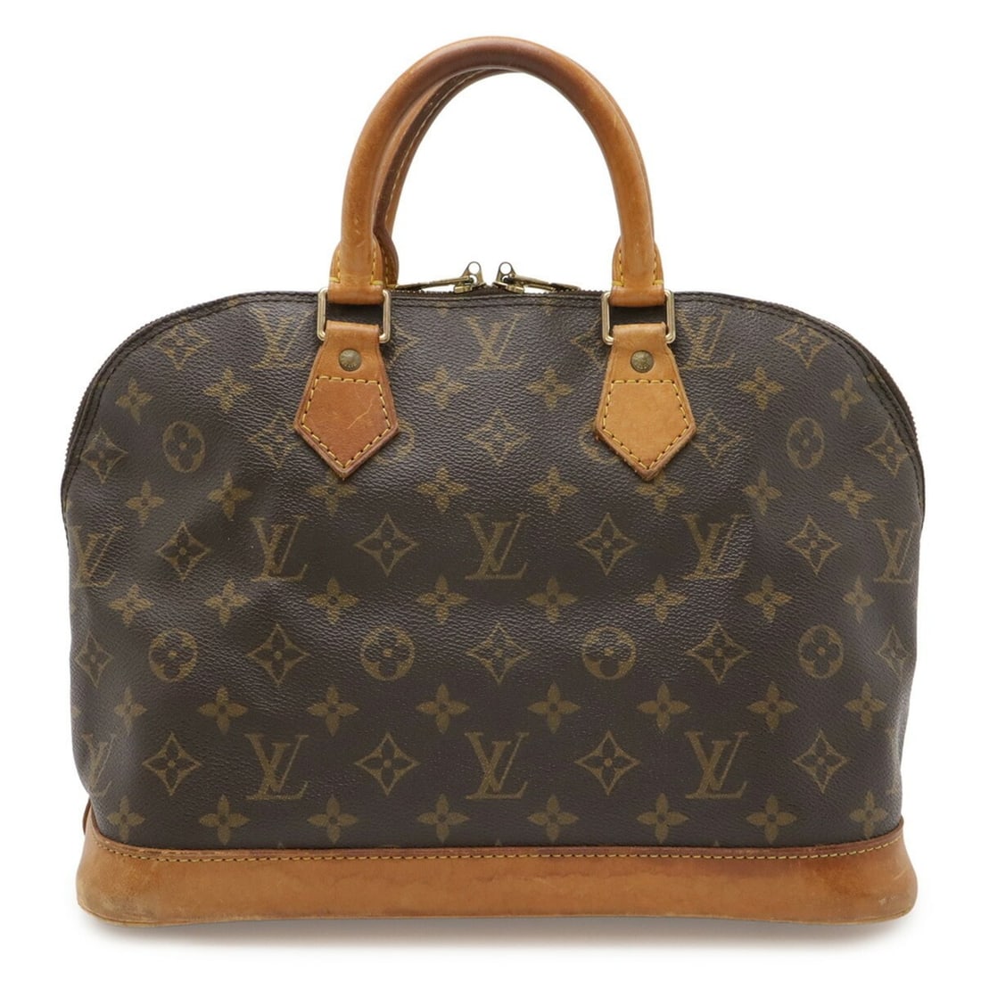 LOUIS VUITTON Louis Vuitton Monogram Alma Handbag M51130: --- Catalog ---Category: SizeSize (HxWxD): 23.5cm x 32cm x 16cm / 9.25'' x 12.59'' x 6.29''Category: DesignType: HandbagColor: Brown, Monogram, WhiteGender: WomenMaterial: Monogram Category: GeneralMP
