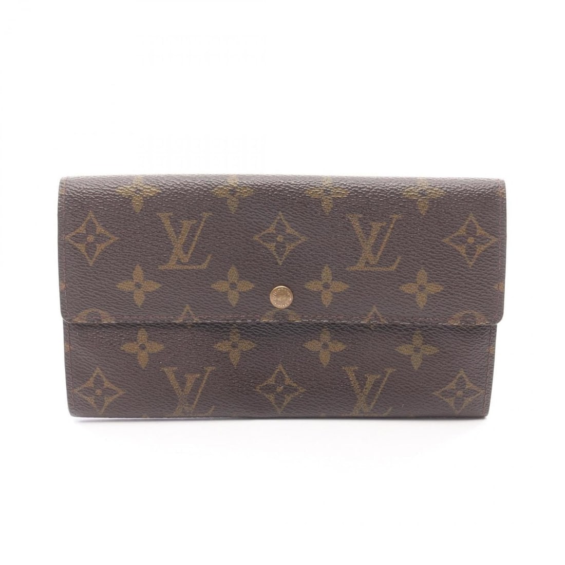 Louis Vuitton Pochette Portemonnaie Credit Bi-fold Long Wallet, Leather, Monogram Pattern, Women's,: --- Catalog ---Category: SizeSize (HxWxD): 11cm x 19cm x 2cm / 4.33'' x 7.48'' x 0.78''Category: DesignType: Long wallet (bi-fold)Color: BrownGender: WomenMaterial: Monogram , PVC , Leather Category: