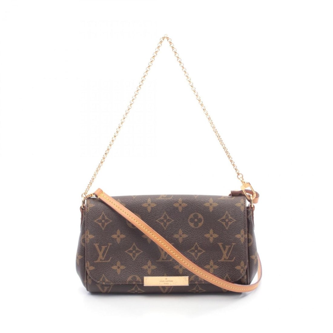 Louis Vuitton Favorite PM Handbag, Coated Canvas and Leather, Monogram Pattern, Women's, Brown,: --- Catalog ---Category: SizeSize (HxWxD): 13cm x 21cm x 4cm / 5.11'' x 8.26'' x 1.57''Category: DesignType: HandbagColor: BrownGender: WomenMaterial: Coated canvas , PVC , Monogram , Leather