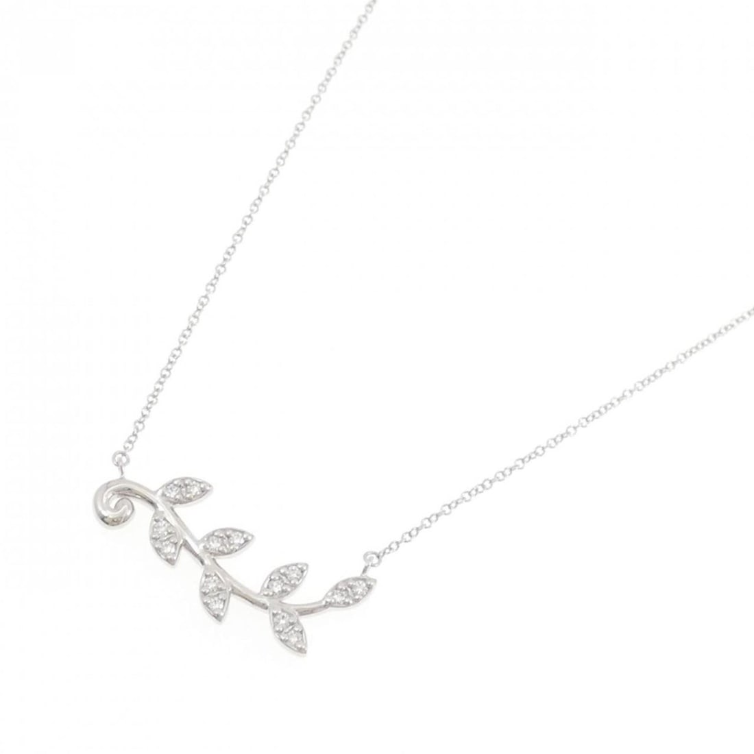 Tiffany Olive Leaf Necklace - 2