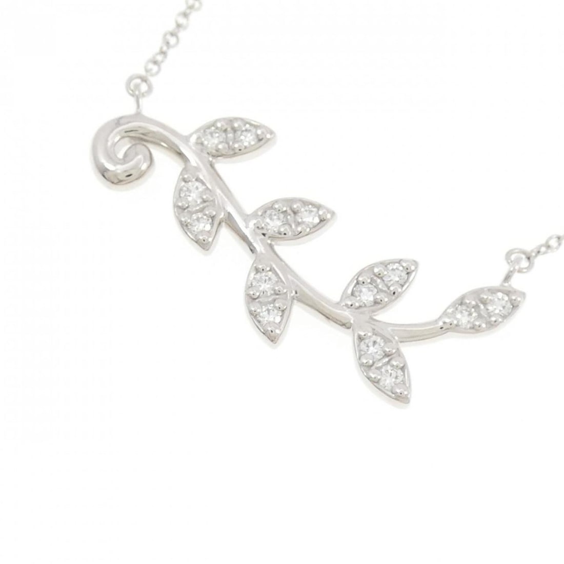 Tiffany Olive Leaf Necklace - 3