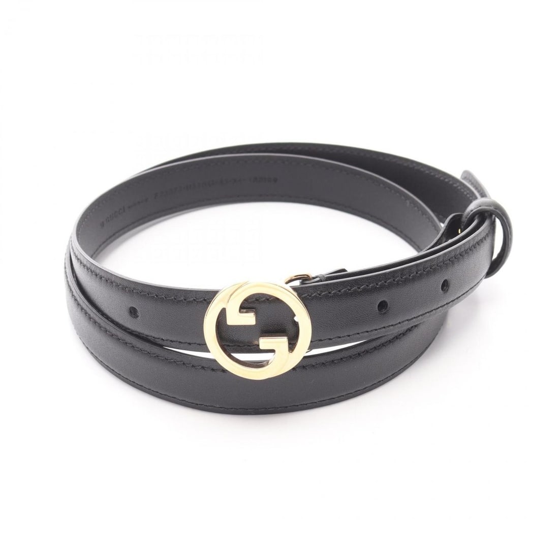 Gucci Blondie Slim Belt, Leather, Women's, Black, 723073: --- Catalog ---Category: SizeLength: 80cm - 90cm / 31.49'' - 35.43''Category: DesignType: Standard beltColor: BlackGender: WomenMaterial (Strap): Leather Category: GeneralMPN: 723073Brand: Gucci--- It