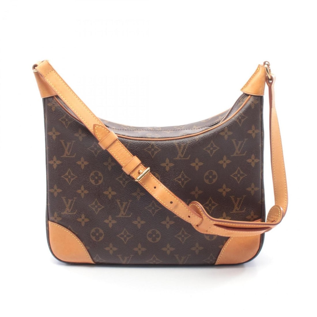 Louis Vuitton Boulogne PM Shoulder Bag/Handbag, Coated Canvas and Leather, Monogram Pattern,: --- Catalog ---Category: SizeSize (HxWxD): 19cm x 30cm x 9cm / 7.48'' x 11.81'' x 3.54''Category: DesignType: Handbag, Shoulder bagColor: Brown, MonogramGender: WomenMaterial: Coated canvas , Leather