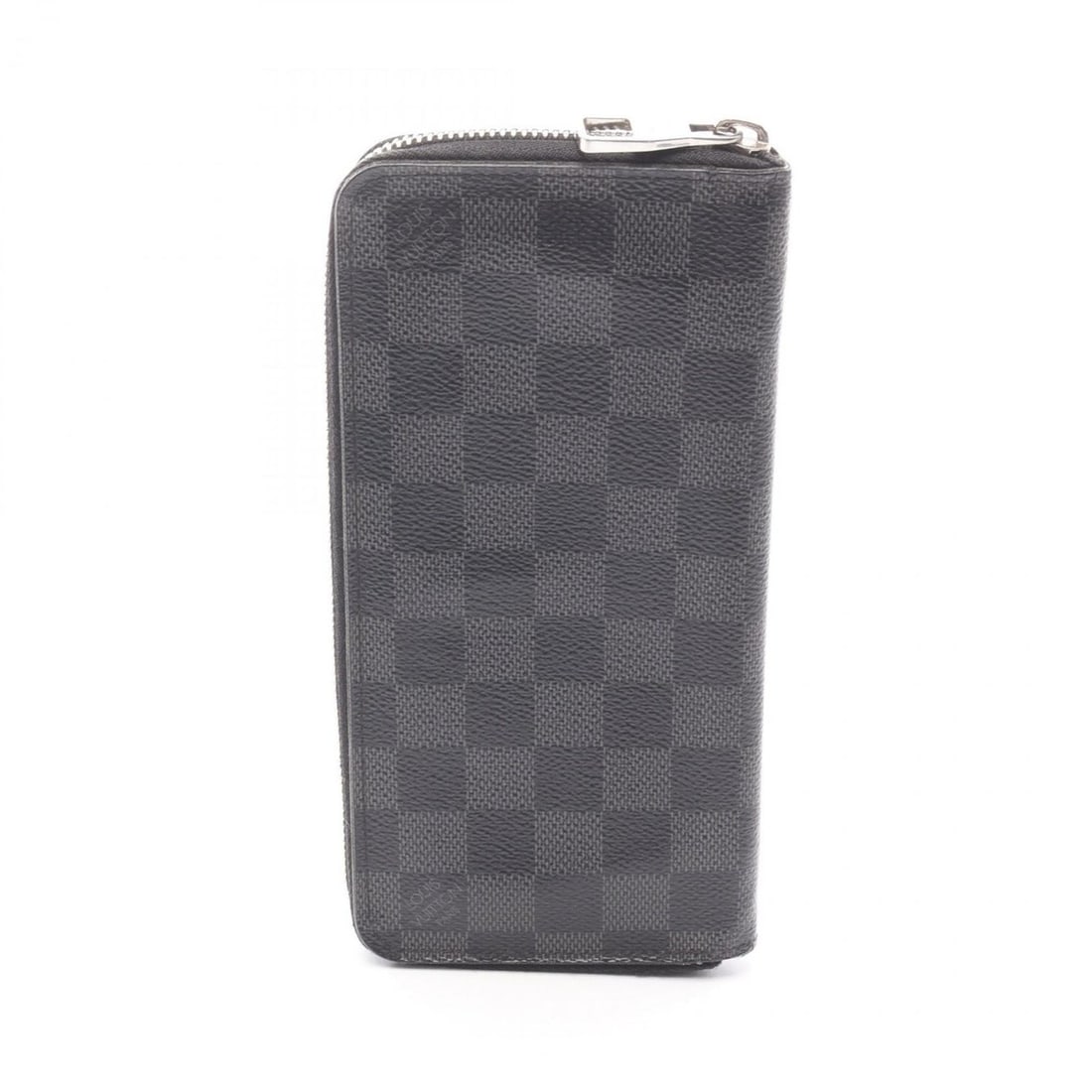 Louis Vuitton Zippy Wallet Vertical Round Long Wallet, Damier Graphite, Men's, Black, N63095: --- Catalog ---Category: SizeSize (HxWxD): 20cm x 9.5cm x 2cm / 7.87'' x 3.74'' x 0.78''Category: DesignType: Long wallet (bi-fold)Color: Black, Damier GraphiteGender: MenMaterial: Damier Graphite
