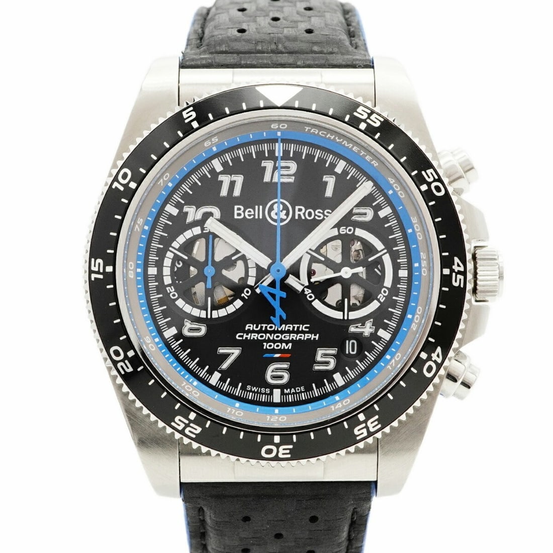 Bell & Ross BRV3-94 CHRONO A521 BRV394-A521 SCA Black Dial Men's Watch: --- Catalog ---Category: SizeWrist Size: 19.5cm / 7.67''Case Diameter: 43mm / 1.69''Category: DesignType: WristwatchGender: MenColor (Dial): BlackMaterial (Band): LeatherCategory: GeneralMPN: