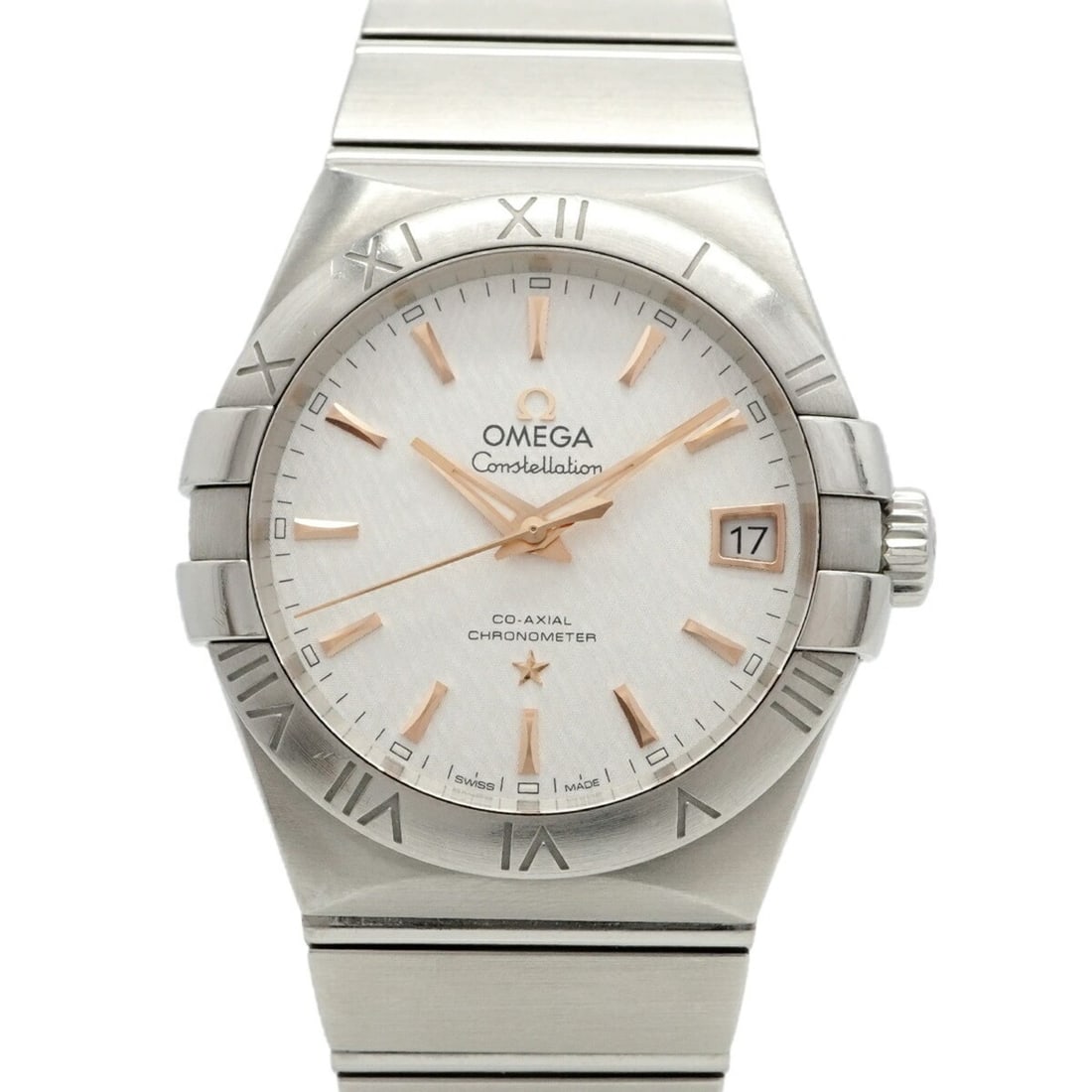Omega Constellation 123.10.38.21.02.002 White Dial Men's Watch: --- Catalog ---Category: SizeWrist Size: 17.5cm / 6.88''Case Diameter: 38mm / 1.5''Category: DesignType: WristwatchGender: MenColor (Dial): WhiteMaterial (Band): Stainless steelCategory: GeneralMPN: