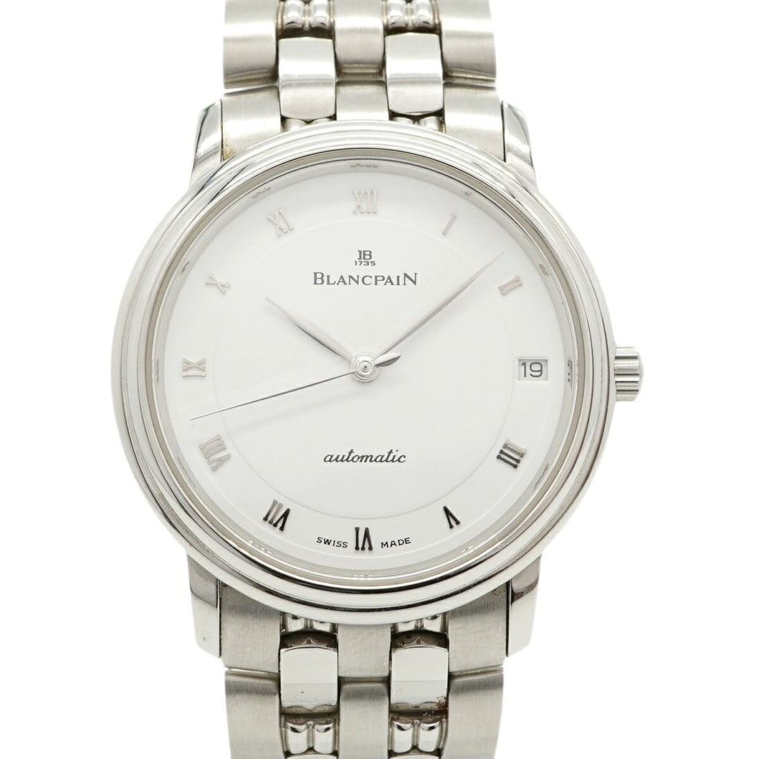 Blancpain Villeret 1195-1127-10 White Dial Men's Watch: --- Catalog ---Category: SizeWrist Size: 15.5cm / 6.1''Case Diameter: 33.6mm / 1.32''Category: DesignType: WristwatchGender: MenColor (Dial): WhiteMaterial (Band): Stainless steelCategory: GeneralMPN: