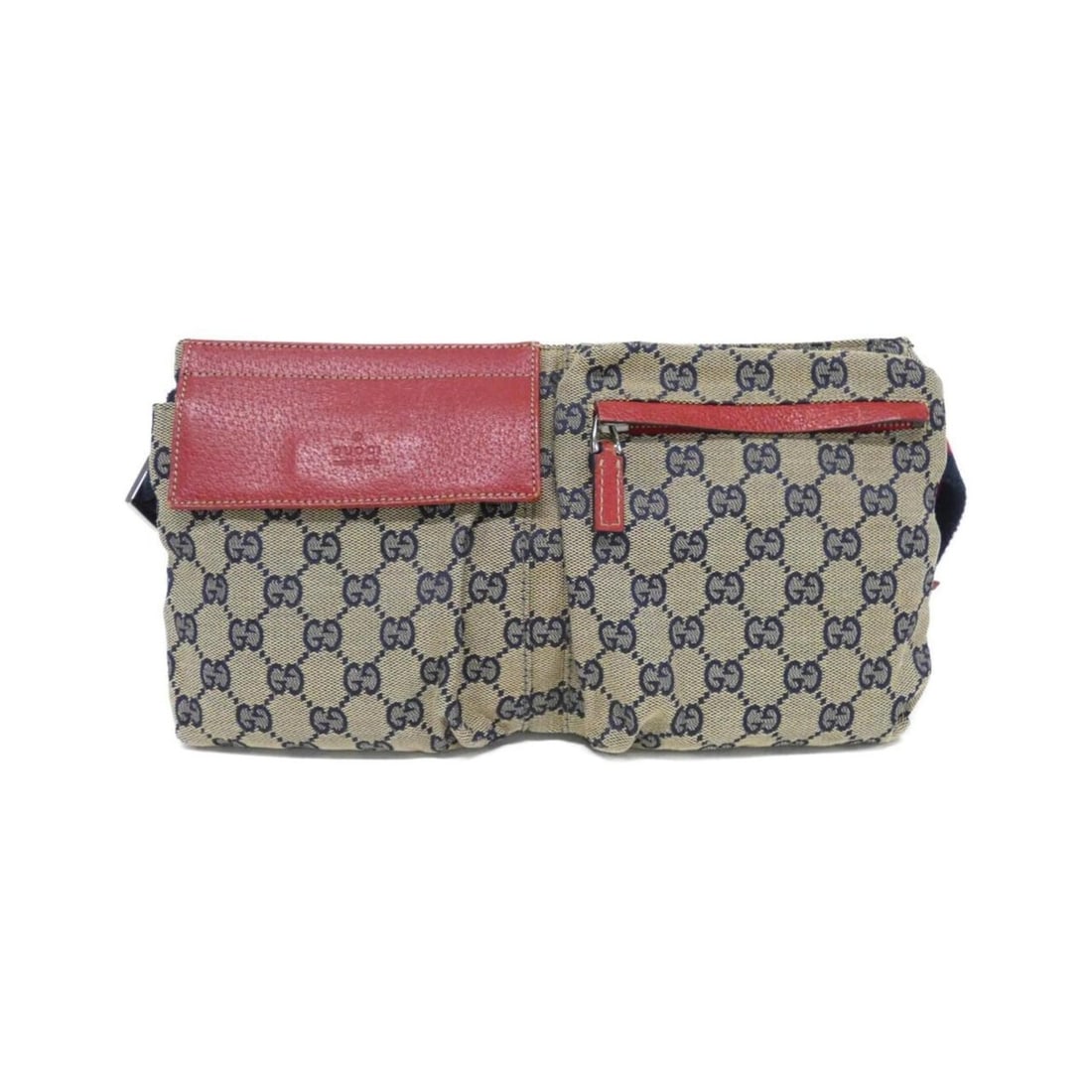 Gucci 28566 waist bag: --- Catalog ---Category: SizeWeight: 300g / 10.58oz.Size (HxWxD): 16cm x 29cm x 2cm / 6.29'' x 11.41'' x 0.78''Strap Length: 90cm / 35.43''Category: DesignType: Fanny packColor: BlueGender: