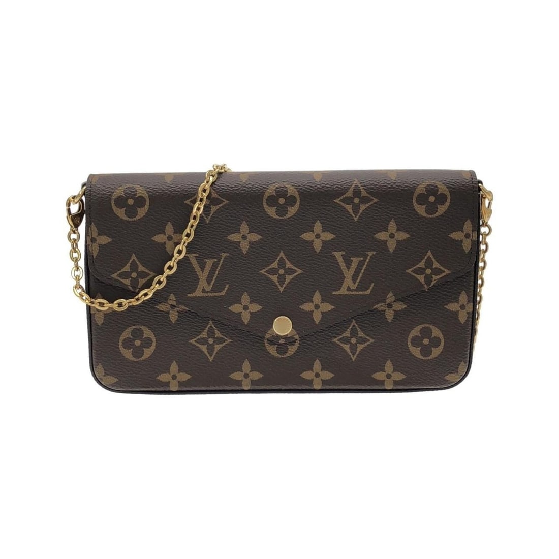 Louis Vuitton Monogram Pochette Felicie M81896 Shoulder Bag: --- Catalog ---Category: SizeSize (HxWxD): 12cm x 21.5cm x 3cm / 4.72'' x 8.46'' x 1.18''Category: DesignType: Pochette, Shoulder bagColor: BrownGender: Women,MenMaterial: Coated canvas Category: