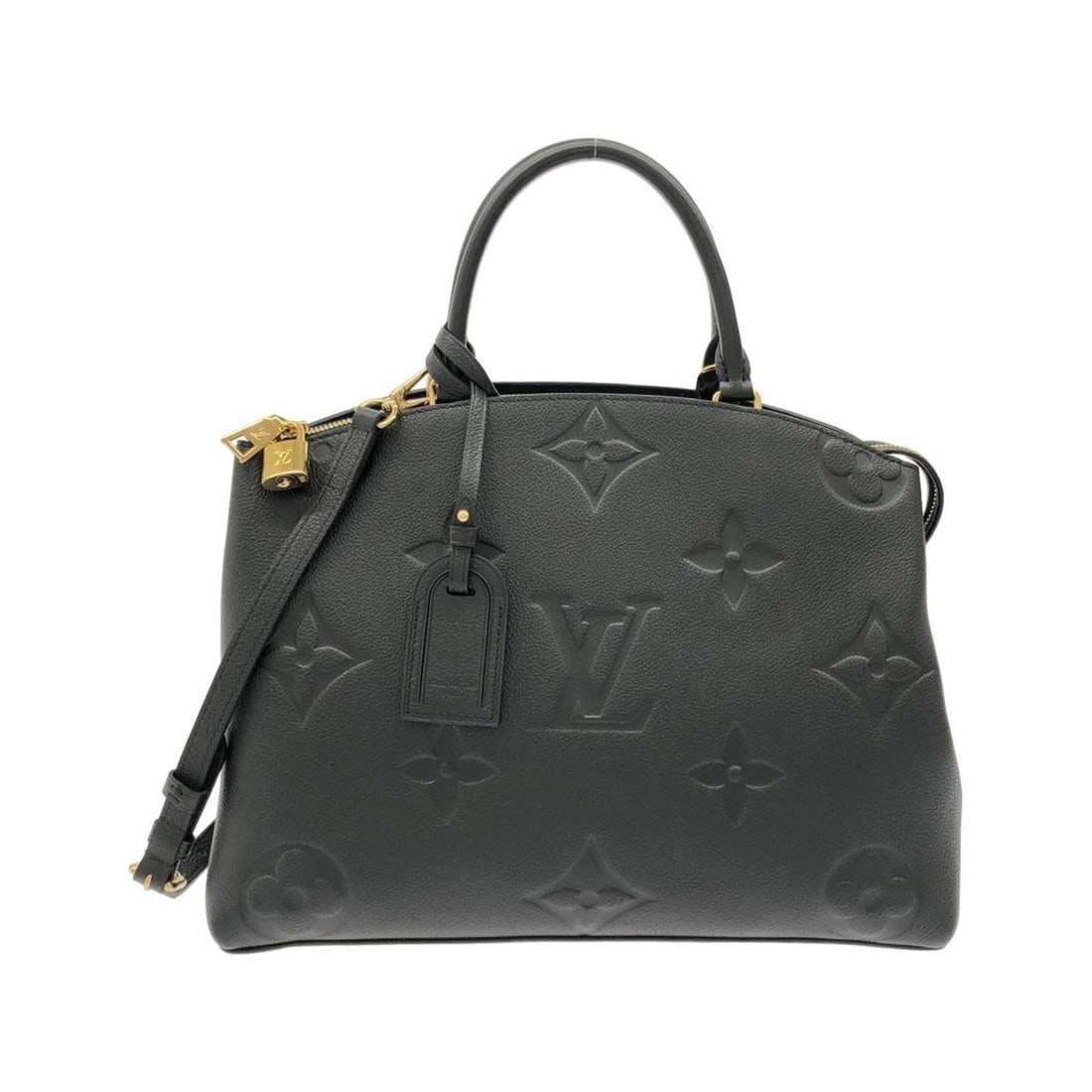 Louis Vuitton Monogram Empreinte Grand Palais MM M45811 Handbag: --- Catalog ---Category: SizeSize (HxWxD): 26cm x 33cm x 16cm / 10.23'' x 12.99'' x 6.29''Category: DesignType: HandbagColor: BlackGender: Men,WomenMaterial: Leather Leather/Fur Type: