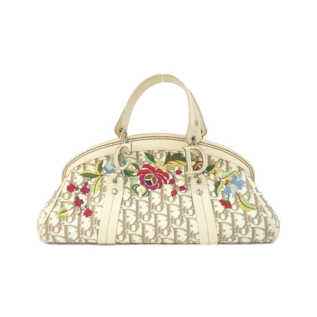 Christian Dior DFE44070 Handbag: --- Catalog ---Category: SizeSize (HxWxD): 16cm x 33cm x 14cm / 6.29'' x 12.99'' x 5.51''Category: DesignType: HandbagGender: WomenMaterial: Canvas , Leather Hardware Color: SilverCategory: